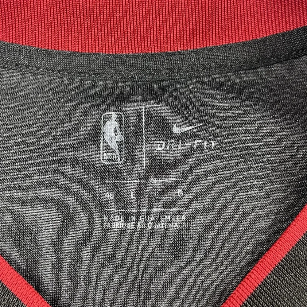 Jimmy Butler #22 Miami Heat Nike Jersey Men Large 48 Black Red Swingman NBA